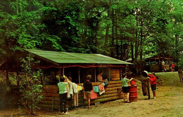 Camp Miniwanca - Old Postcard View